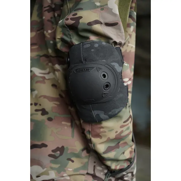 Налокітники Кіборг чорний мультикам