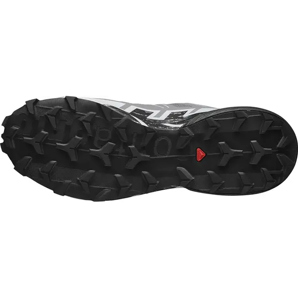 Чоловічі трейлові кросівки Salomon Speedcross 6 для бігу та бездоріжжя, сірі з чорним та блакитним