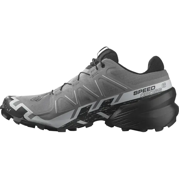 Чоловічі трейлові кросівки Salomon Speedcross 6 для бігу та бездоріжжя, сірі з чорним та блакитним