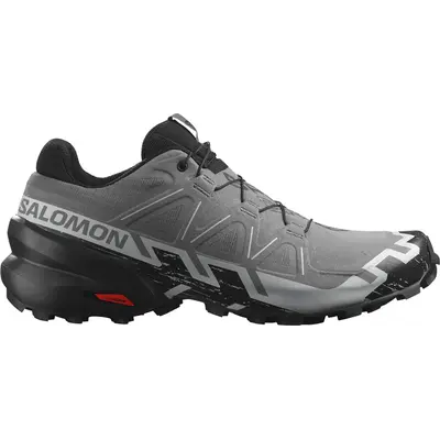 Чоловічі трейлові кросівки Salomon Speedcross 6 для бігу та бездоріжжя, сірі з чорним та блакитним