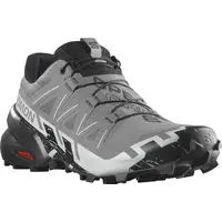 Чоловічі трейлові кросівки Salomon Speedcross 6 для бігу та бездоріжжя, сірі з чорним та блакитним