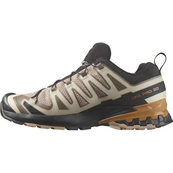 Трейловые кроссовки Salomon XA PRO 3D V9, для бега и активного отдыха, натуральный/черный/миндальный