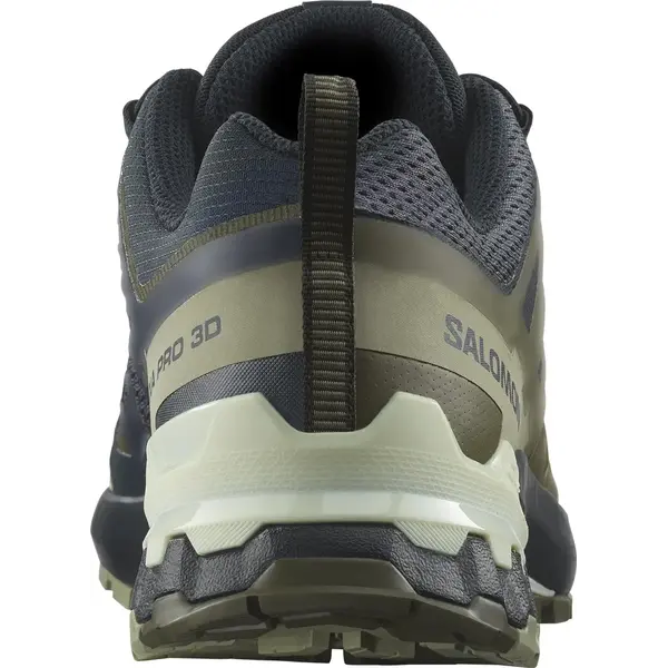 Трейловые кроссовки Salomon XA PRO 3D V9 для бега и активного отдыха, синий/оливковый/светло-зеленый