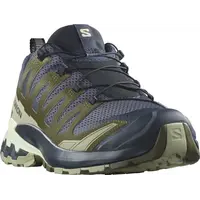 Трейлові кросівки Salomon XA PRO 3D V9 для бігу та активного відпочинку, синій/оливковий/світло-зелений