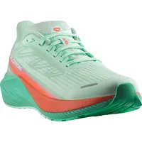 Жіночі бігові кросівки Salomon Aero Blaze 2 для асфальту та тренувань, блакитні з червоним та зеленим