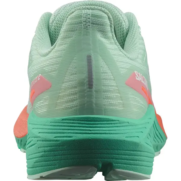 Жіночі бігові кросівки Salomon Aero Blaze 2 для асфальту та тренувань, блакитні з червоним та зеленим