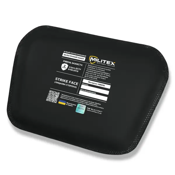 Балістичний пакет Militex для сумки під захист паху M 26,2*15,8 (2 клас захисту)