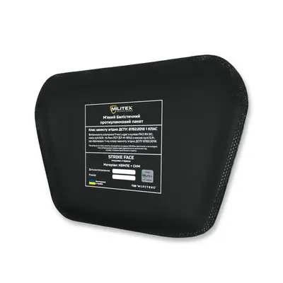 Балістичний пакет Militex для сумки під захист паху M 26,2*15,8 (1 клас захисту)