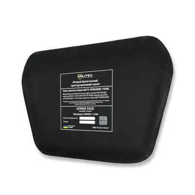 Балістичний пакет Militex для сумки під захист паху L 28,9*16,8 см (1 клас захисту)