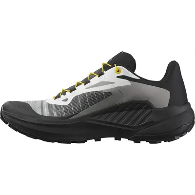 Чоловічі трейлові кросівки Salomon Genesis для бігу та гірських маршрутів, чорні з білим та лимонним