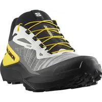 Чоловічі трейлові кросівки Salomon Genesis для бігу та гірських маршрутів, чорні з білим та лимонним
