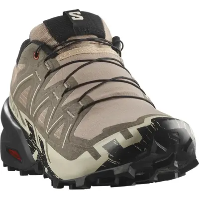 Чоловічі кросівки Salomon SPEEDCROSS 6 Natural/Black/Almond Milk (трейлові, літні)