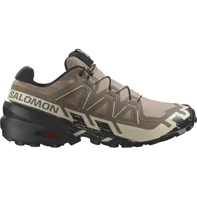 Чоловічі кросівки Salomon SPEEDCROSS 6 Natural/Black/Almond Milk (трейлові, літні)