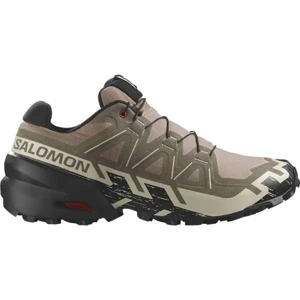 Чоловічі кросівки Salomon SPEEDCROSS 6 Natural/Black/Almond Milk (трейлові, літні)