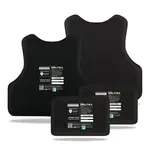 Баллистический бронекомплект для бронежилета Militex M 54,7*42,1/35,7*37,5 см (спина, грудь, камербанды 2 шт) (2 класс защиты)