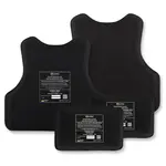 Балістичний бронекомплект для бронежилета Militex XL 60,8*51,2 см/41,9*45,9 см (спина, груди, камербанди 2 шт) (1 клас захисту)
