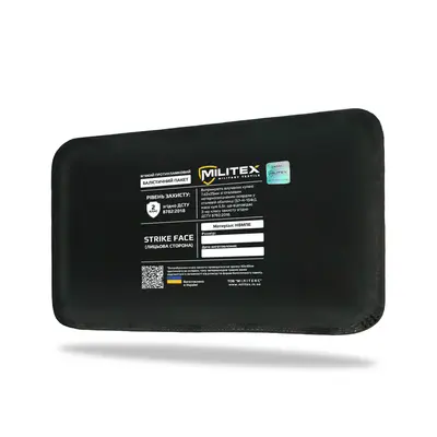 Балістичний пакет розмір 29,5*14,7см для плитоноски Militex Pro Series (M-L) (камербанд, 1 шт) (2 клас захисту)