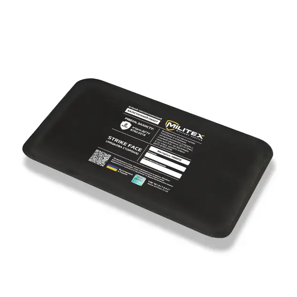 Балістичний пакет розмір 25,5*14,3 для плитоноски Militex Pro Series (S-M) (камербанд, 1 шт) (2 клас захисту)
