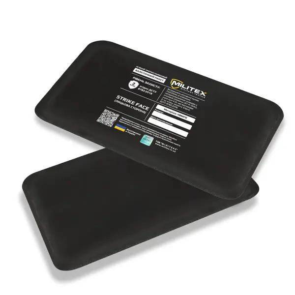 Балістичний пакет розмір 25,5*14,3 для плитоноски Militex Pro Series (S-M) (камербанд, 1 шт) (2 клас захисту)