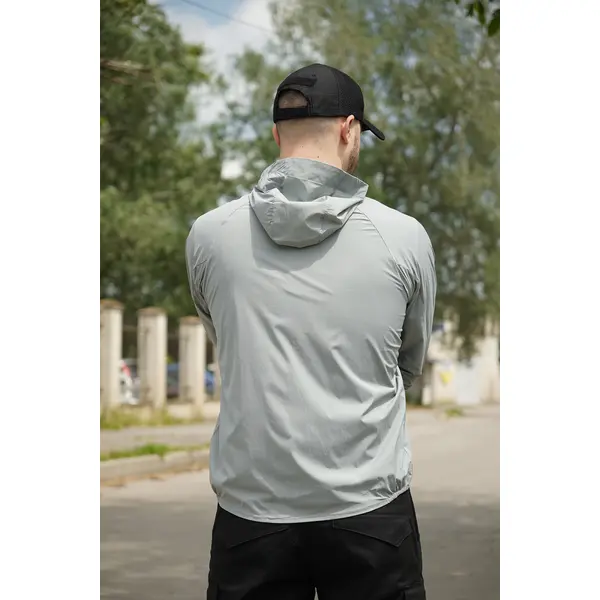 Літня тактична куртка-вітровка Gen1 сіра (3XL)