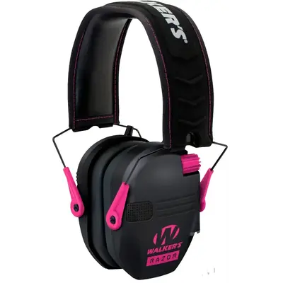 Активные стрелковые наушники Walker’s Razor Pink (розовые)