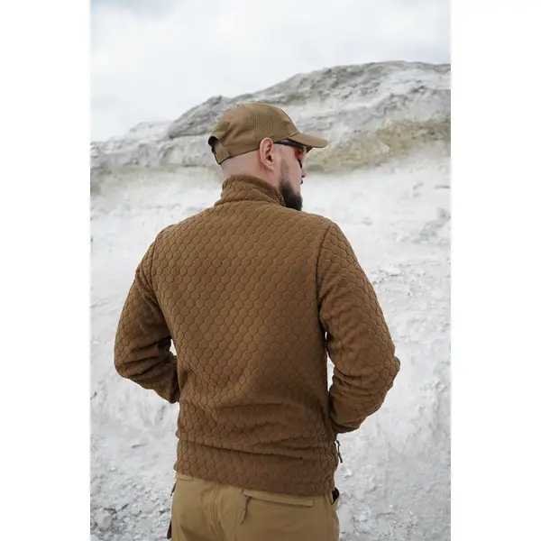 Militex Windblock Tactical Coyote fleece jacket mod. 4 M Militex Windblock Tactical Coyote fleece jacket mod. 4 M