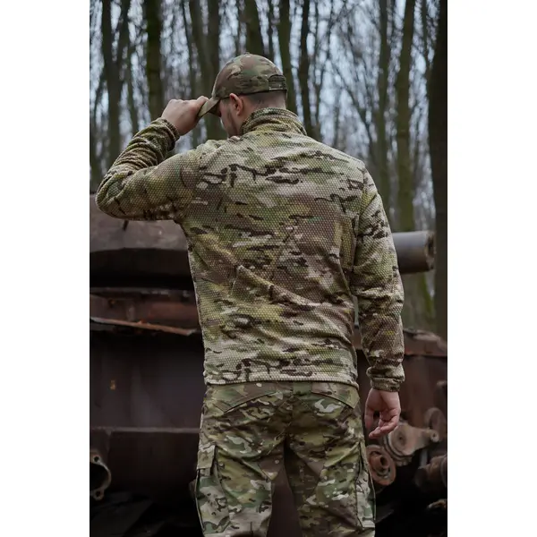 Флісова кофта Militex Windblock Tactical Multicam mod. 5