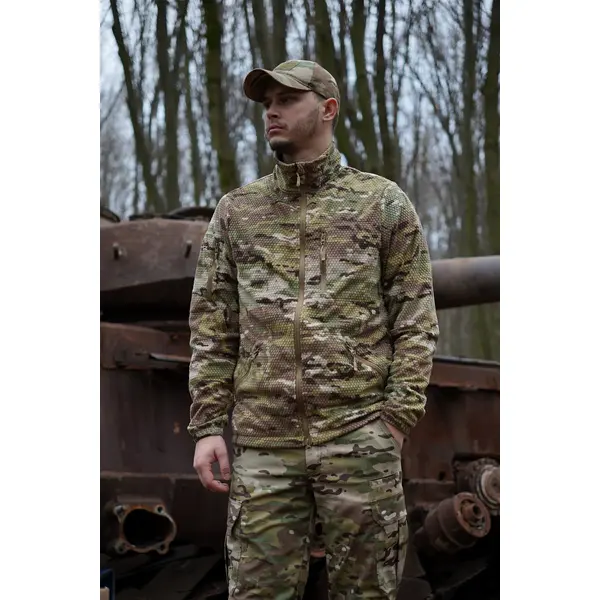 Флісова кофта Militex Windblock Tactical Multicam mod. 5