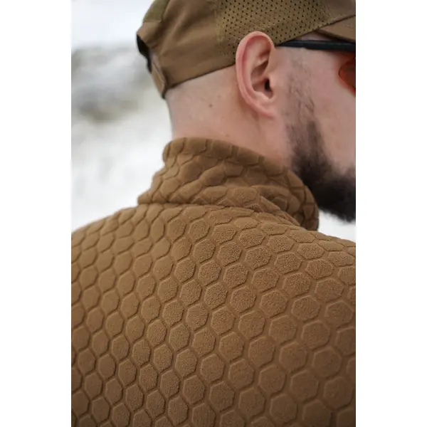 Флісова кофта Militex Windblock Tactical Coyote mod. 5