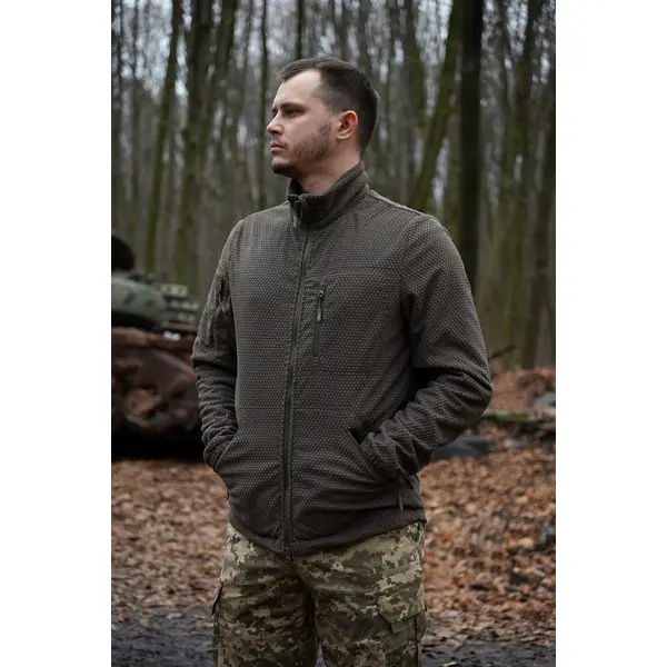 Флисовая кофта Militex Windblock Tactical Khaki mod. 5