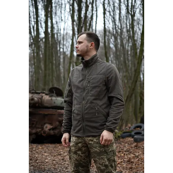 Флисовая кофта Militex Windblock Tactical Khaki mod. 5