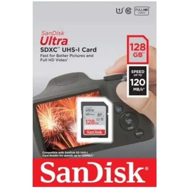 Карта пам’яті SanDisk Ultra microSDXC 128GB Карта пам’яті SanDisk Ultra microSDXC 128GB