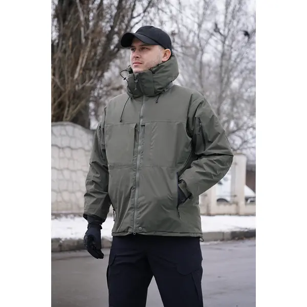 Зимова куртка BR ArchHus -35 олива