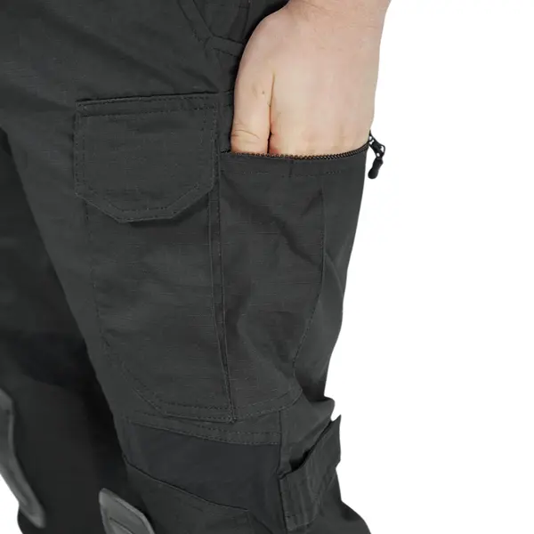 Брюки Rip-Stop FS с наколенниками черный