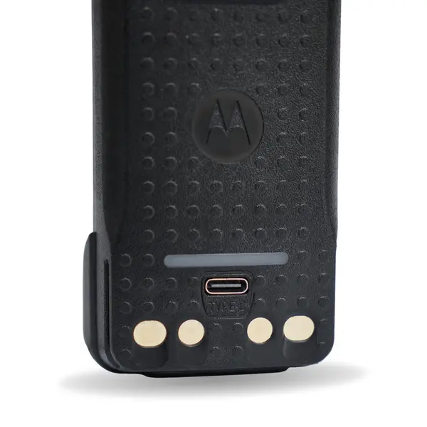 Акумулятор підвищеної ємності для радіостанцій Motorola 5000 mAh з USB-C та індикацією заряду