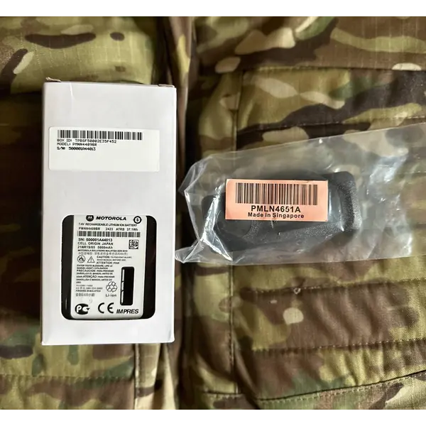 Акумулятор підвищеної ємності для радіостанцій Motorola 5000 mAh з USB-C та індикацією заряду