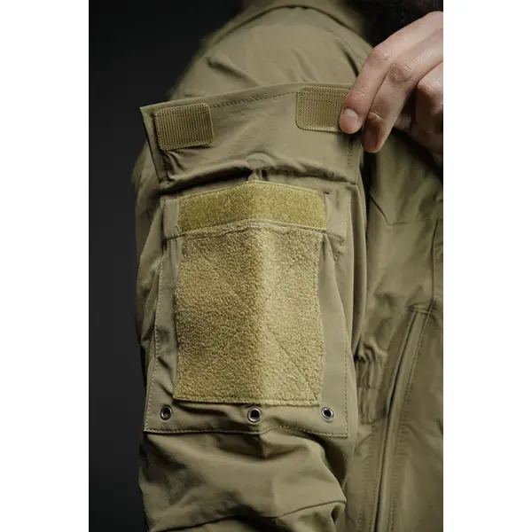 Куртка тактична демісезонна з прихованим капюшоном (3D крій)