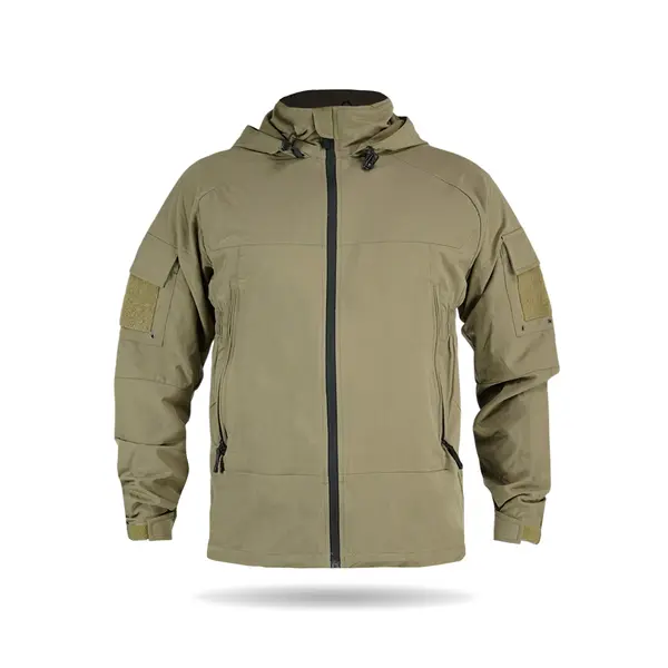Куртка тактична демісезонна з прихованим капюшоном (3D крій)