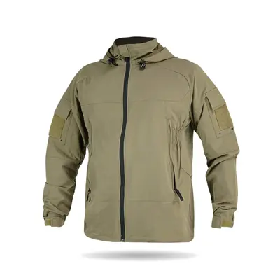 Куртка тактична демісезонна з прихованим капюшоном (3D крій)