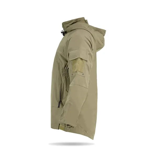 Куртка тактична демісезонна з прихованим капюшоном (3D крій)