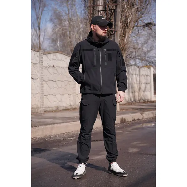 Костюм Tactical Flex Pro FS чорний (куртка+штани)