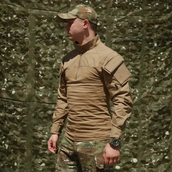 Сорочка Defcon 5 Cool Combat Shirt Cotone Койот