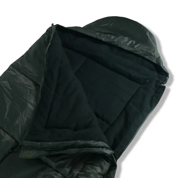 Спальный мешок Kiborg Alfa Fleece оливковое -20С 85*210