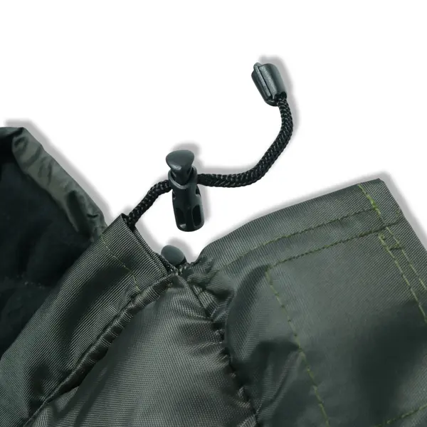 Спальный мешок Kiborg Alfa Fleece оливковое -20С 85*210