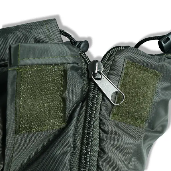 Спальный мешок Kiborg Alfa Fleece оливковое -20С 85*210