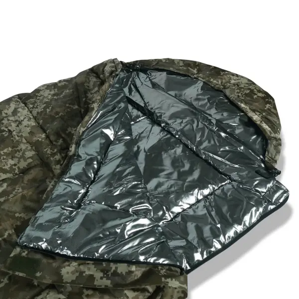 Спальний мішок Kiborg Arctic Omni-Heat піксель -25С 85*210