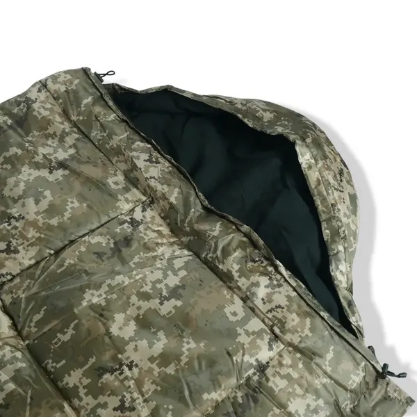 Спальный мешок Kiborg Alfa Fleece пиксель -20С 85*210