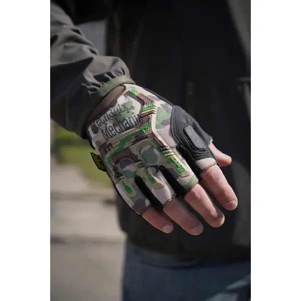 Рукавиці тактичні безпалі Mechanix MXK-2 Мультикам