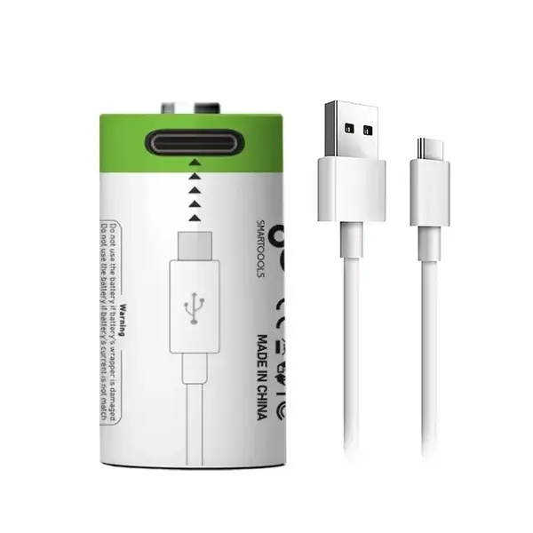 Акумулятори CR123A (16340) з роз’ємом TYPE-C (4 шт., 700 mAh, 3.7V)