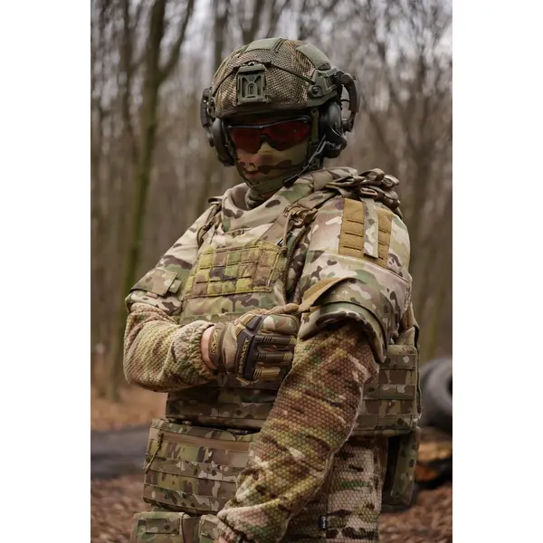 Захист плечей з балістичним пакетом 2 клас захисту Militex cordura USA Multicam